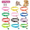 Cat Collar Adjustable Kitten Collar Breakaway Safety Buckle Pet Collar