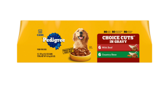 Pedigree Choice Cuts In Gravy With Beef Multipack Adult Canned Wet Dog Food, 13.2 Oz. Cans 12 Pack