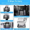 Expandable Pet Carrier Airline Approved Cat Dog Carrier Cat Collapsible Soft Carrier Bag with Removable Fleece Pad Pockets Breathable Mesh Adjustable