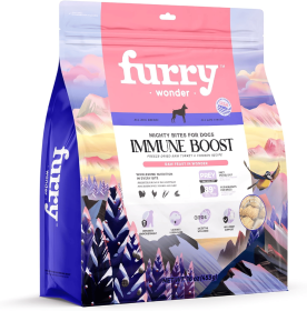 FURRY WONDER Freeze Dried Dog Food, Turkey & Chicken, 16 oz, Grain-Free, High Protein, Complete Meal or Topper, Immune Boost, USA Made (Flavor Name: Immune Boost)